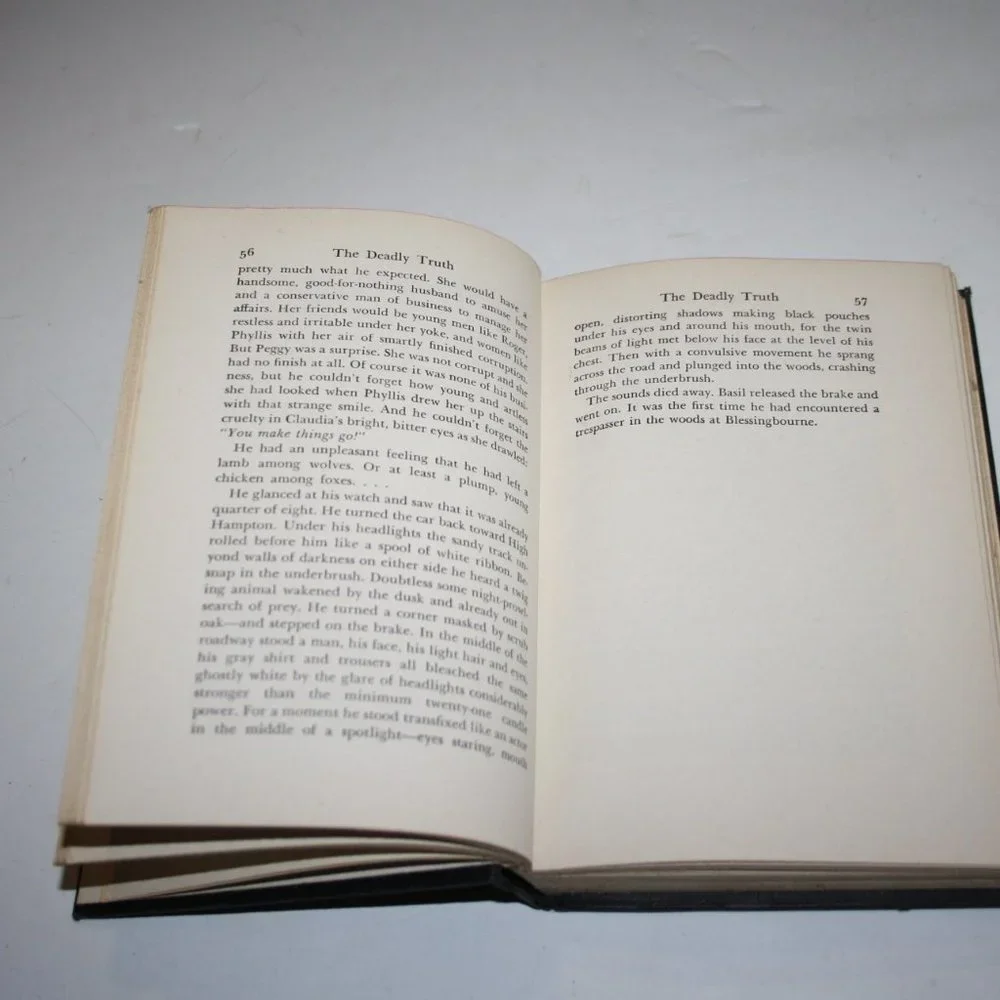Vintage book 1944  Hardcover 1944 The Deadly Truth McCloy  (b.i.)